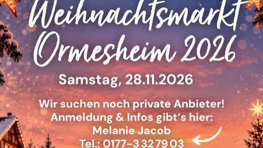 Weihnachtsmarkt Ormesheim
